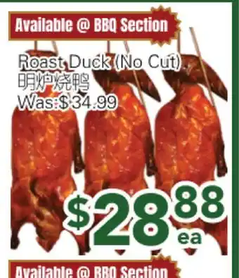 Ample Food Market Roast Duck (No Cut) offer