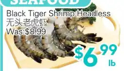 Ample Food Market Black Tiger Shrimp Headless offer