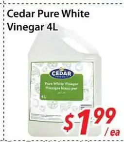 Bestco Food Mart Cedar Pure White Vinegar 4L offer