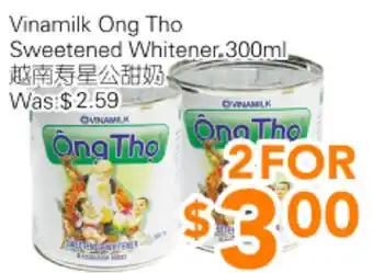 Ample Food Market Vinamilk Ong Tho Sweetened Whitener offer