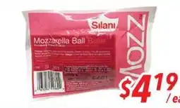 Bestco Food Mart Silani Mozzarella Ball offer