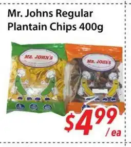 Bestco Food Mart Mr. Johns Regular Plantain Chips offer