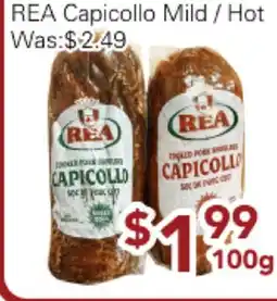 Ample Food Market REA Capicollo Mild / Hot offer