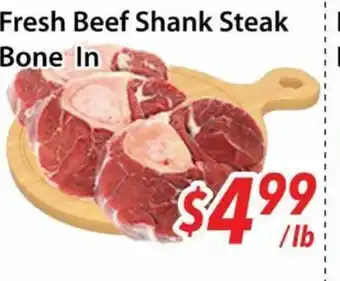 Bestco Food Mart Fresh Beef Shank Steak Bone In offer