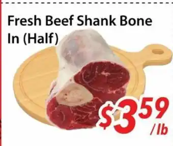 Bestco Food Mart Fresh Beef Shank Bone Inn (Half) offer