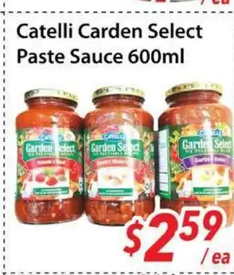 Bestco Food Mart Catelli Carden Select Paste Sauce offer