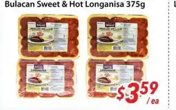 Bestco Food Mart Bulacan Sweet & Hot Longanisa offer