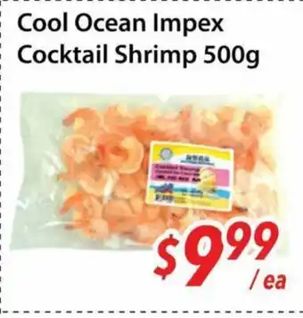 Bestco Food Mart Cool Ocean Impex Cocktail Shrimp 500g offer