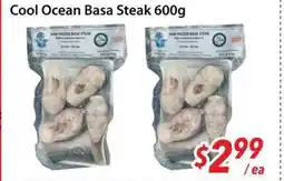 Bestco Food Mart cool ocean basa steak 600g offer