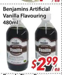 Bestco Food Mart Benjamins Artificial Vanilla Flavouring offer