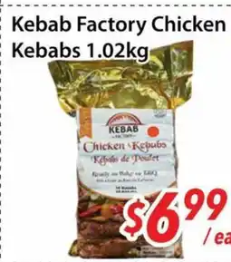 Bestco Food Mart Kebab Factory Chicken Kebabs offer