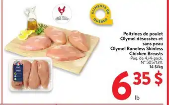 Walmart Olymel Boneless Skinless Chicken Breasts offer