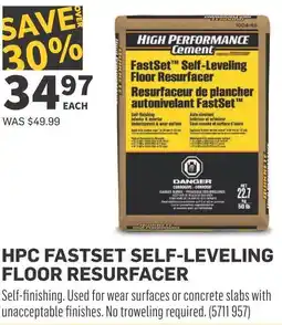 Co-op Hpc fastset self-leveling floor resurfacer offer