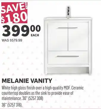 Co-op Melanie vanity offer