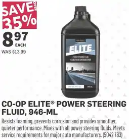 Co-op Co-op elite power steering fluid offer