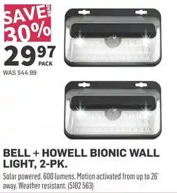 Co-op Bell + howell bionic wall light offer