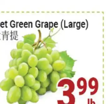 Oceans Fresh Food Market Sweet Green Grape offer