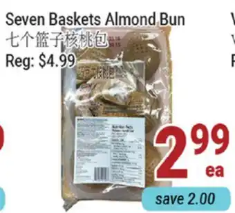 Oceans Fresh Food Market Seven Baskets Almond Bun offer