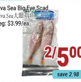 Oceans Fresh Food Market Viva Sea Big Eye Scad offer