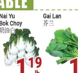 Oceans Fresh Food Market Nai Yu Bok Choy offer