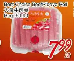 Foody Mart Best Choice BeefRibeye Roll offer