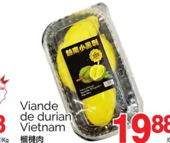 T&T Supermarket VIANDE DE DURIAN VIETNAM offer