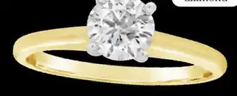 Charm Diamond Glacier Fire 14K Yellow Gold 1.00CT Solitaire offer