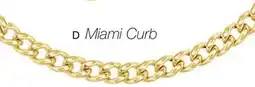 Charm Diamond 10K Yellow Gold 22 Miami Curb offer