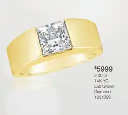 Charm Diamond 2.00 ct 14K YG Lab Grown Diamond offer