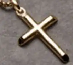 Charm Diamond Italgem Steel Cross Necklace offer