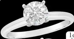 Charm Diamond Glacier Fire 14K White Gold 1.00CT Solitaire Ring offer