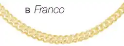 Charm Diamond 10K Yellow Gold 22 3.4mm Diamond Cut Franco Chain offer