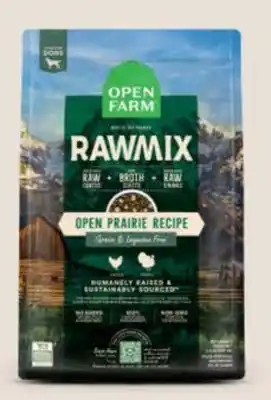 Petvalu Open Farm RawMix Open Prairie Recipe Grain & Legume Free Dog Food offer