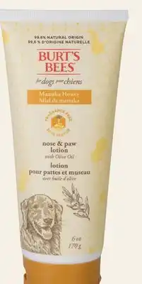 Petvalu Burt's Bees Manuka Honey Paw & Nose Dog Lotion offer