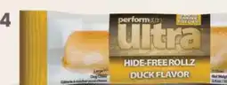 Petvalu Performatrin Ultra /MD Hide-Free Rollz Duck Flavour Dog Treat offer