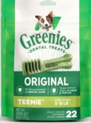 Petvalu Greenies Original Teenie Dental Dog Treats offer