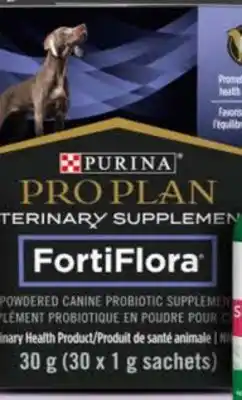 Petvalu Purina Pro Plan Veterinary FortiFlora Dog Supplements offer