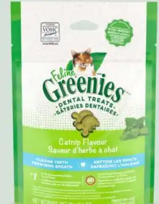 Petvalu Greenies Catnip Flavour Dental Cat Treats offer