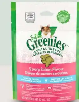 Petvalu Greenies Savoury Salmon Flavour Dental Cat Treats offer