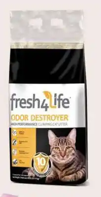 Petvalu 1b.Fresh 4 Life Odor Destroyer High Performance Clumping Cat Litter offer