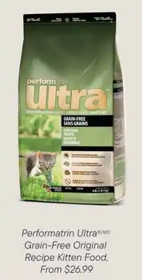 Petvalu Performatrin Ultra /MD  Grain-Free Original  Recipe Kitten Food offer