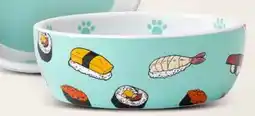 Petvalu PetRageous Sushi Bowl Teal  & White offer