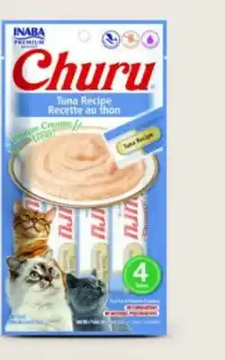 Petvalu Inaba Churu Purees Tuna Recipe Cat Treats offer