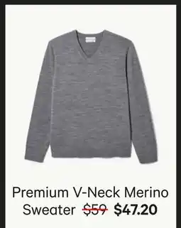 Joe Fresh Premium V-Neck Merino Sweater offer