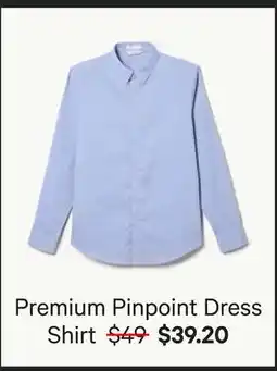 Joe Fresh Premium Pinpoint Dress Shirt offer