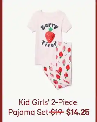 Joe Fresh Kid Girls' 2-Piece Pajama Set offer