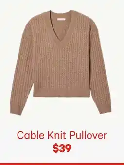 Joe Fresh Cable Knit Pullover offer