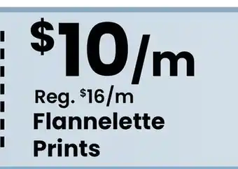 Fabricland Flannelette Prints offer