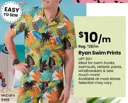 Fabricland Ryan Swim Prints offer