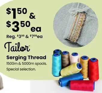 Fabricland Serging Thread offer